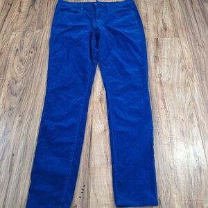 Loft blue Super Skinny corduroy pants size 28/6